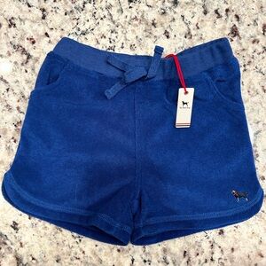 NWT The Black Dog terrie Cloth baby shorts